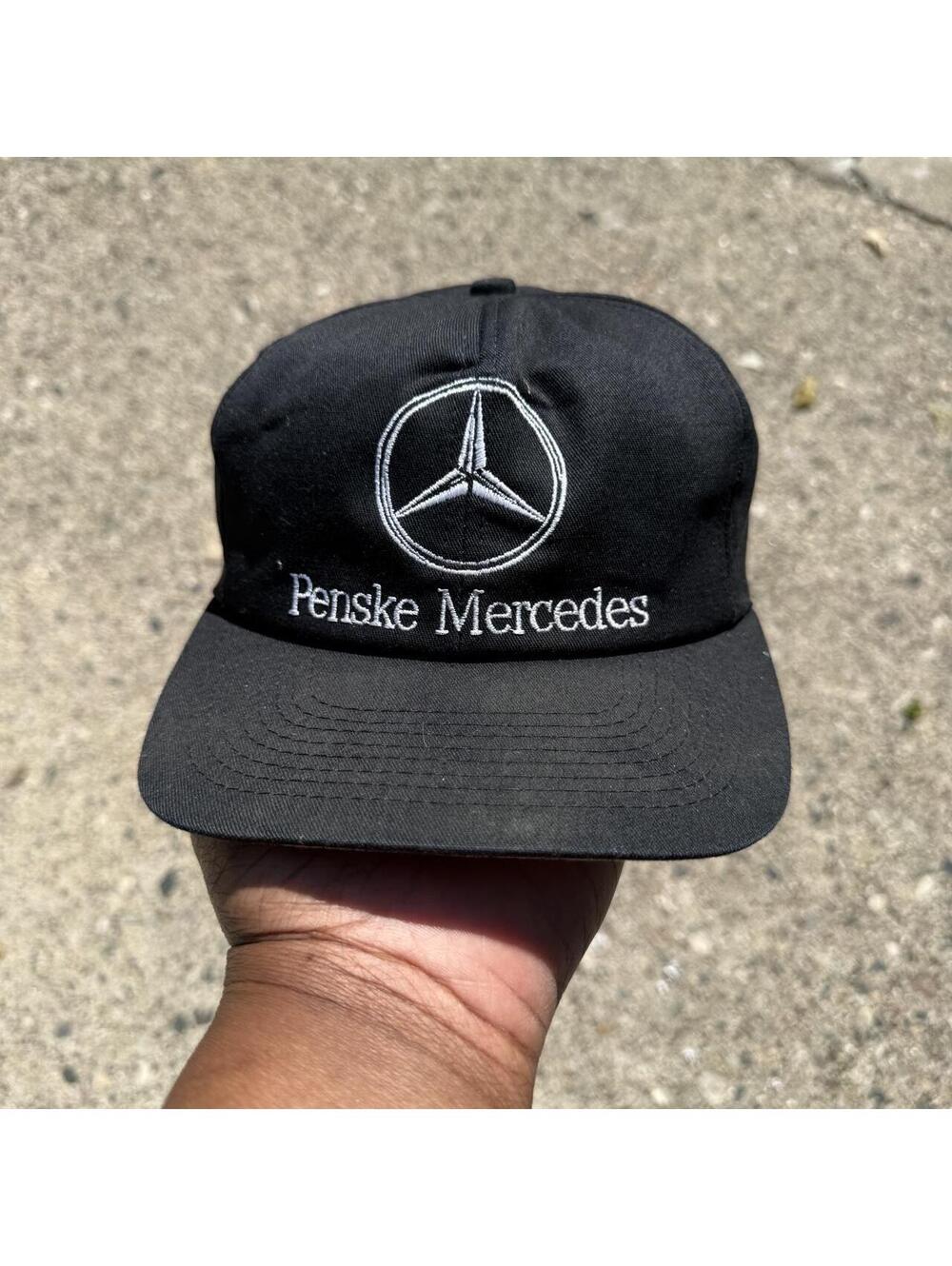 Vintage 90s Penske Mercedes Benz Indy 500 Racing SnapBack Hat